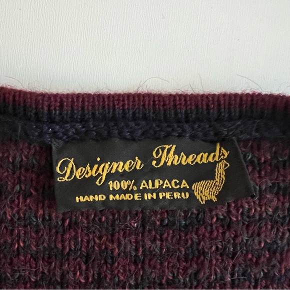 Genuine 100% Alpaca soft knit cardigan - Picture 6 of 11